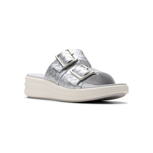 yz N[NX fB[X T_ V[Y Clarks Cloudsteppers Drift Women's Buckle Sandals Silver
