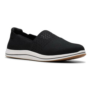yz N[NX fB[X T_ V[Y Clarks Cloudstepper Breeze Vibe Women's Slip-On Shoes Black