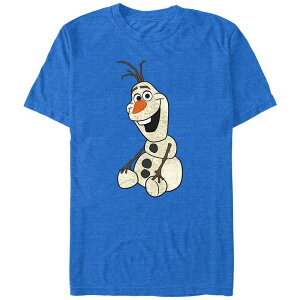 �f�B�Y�j�[ �����Y �g�b�v�X T�V���c �g�[�� �O���t�B�b�N Disney's Frozen Olaf Poster Big & Tall Graphic Tee Royal Heather �w�U�[