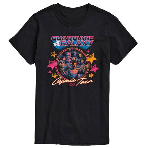 �}�[�x�� �����Y �g�b�v�X T�V���c �g�[�� �O���t�B�b�N Big & Tall Marvel Guardians Of The Galaxy Cosmic Tour Graphic Tee Black �u���b�N