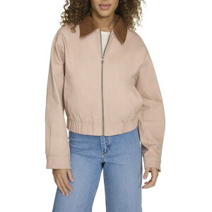 yz [oCX fB[X WPbgEu] AE^[ Women's Levi's Corduroy Collar Shrunken Bomber Jacket Light Pink