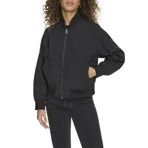【送料無料】 リーバイス レディース ジャケット・ブルゾン アウター Women's Levi's Rubberized Faux Leather Hooded Raglan Sleeve Rain Jacket Navy