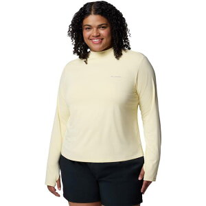 �R�����r�A ���f�B�[�X �g�b�v�X T�V���c ���b�N�l�b�N Women's Columbia Chill River Long Sleeve Mock Neck Top Lemon Wash