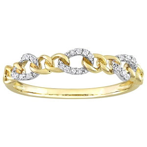Xe O[X fB[X ANZT[ O Stella Grace 10k Two-Tone Goldiamond Accent Link Wedding Ring 10k Gold S[h
