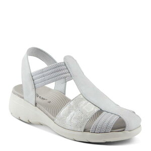 yz tNTX fB[X T_ V[Y Flexus by Spring Step Women's Damari Ankle Strap Sandals Gray