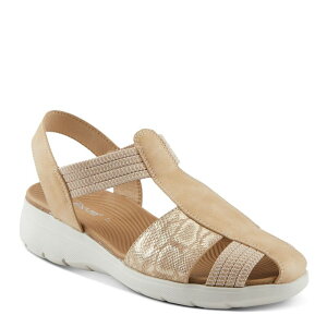 yz tNTX fB[X T_ V[Y Flexus by Spring Step Women's Damari Ankle Strap Sandals Tan