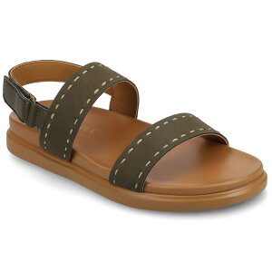 �W���[�j�[ ���f�B�[�X �V���[�Y �T���_�� Journee Milie Women's Multi Strap Sandals Olive �I���[�u