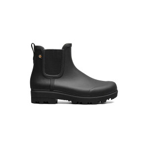 yz {OX fB[X u[cECu[c V[Y Bogs Holly Women's Chelsea Rain Boots Black