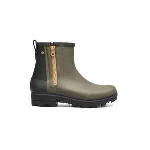 yz {OX fB[X u[cECu[c V[Y Bogs Holly Rain Zip Women's Rain Boots Army Green