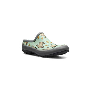 yz {OX fB[X u[cECu[c V[Y Bogs Patch Women's Waterproof Clogs Aqua Multi