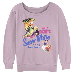�f�B�Y�j�[ ���f�B�[�X �g�b�v�X T�V���c ���B���e�[�W �O���t�B�b�N Disney'snowhite And The Seven Dwarfs Vintage Poster Juniors' Graphic Pullover Lavender ���x���_�[