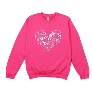 Simply Sage Market ���f�B�[�X �g�b�v�X T�V���c �X�E�F�b�g Simply Sage Market St. Patrick's Heart Sweatshirt Raspberry