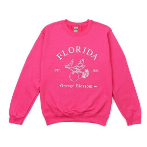 Simply Sage Market ���f�B�[�X �g�b�v�X T�V���c �X�E�F�b�g �h�J Simply Sage Market Embroidered Florida Orange Blossom Sweatshirt Raspberry �I�����W