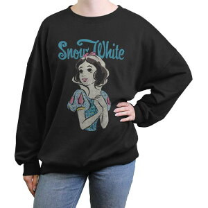 �f�B�Y�j�[ ���f�B�[�X �g�b�v�X T�V���c �O���t�B�b�N Disney'snowhite And The Seven Dwarfs Marker Sketch Portrait Juniors' Oversized Graphic Pullover Black �u���b�N