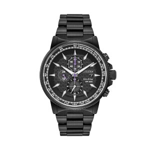 V`Y Y ANZT[ rv Marvel Black Panther Men's Chronograph Watch by Citizen Black ubN
