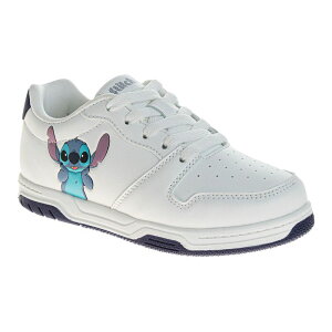 【送料無料】 ディズニー キッズ スニーカー シューズ Disney's Lilo & Stitch Boys' Lace-Up Vintage Sneakers White