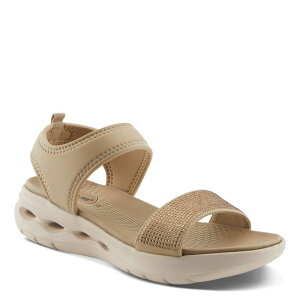 yz tNTX fB[X T_ V[Y Flexus by Spring Step Gallegos Women's Ankle Strap Sandals Taupe