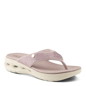 yz tNTX fB[X T_ V[Y Flexus by Spring Step Women's Gorski Thong Sandals Mauve