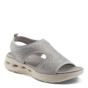 yz tNTX fB[X T_ V[Y Flexus by Spring Step Gosselin Women's Ankle Strap Sandals Gray