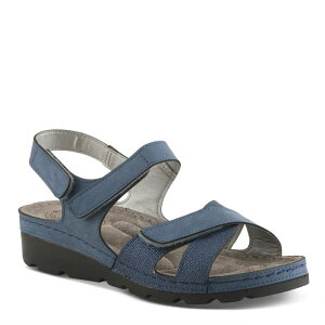 yz tNTX fB[X T_ V[Y Flexus by Spring Step Orwell Women's Ankle Strap Sandals Blue