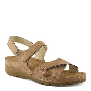 tNTX fB[X V[Y T_ AN Flexus by Spring Step Orwell Women's Ankle Strap Sandals Bronze