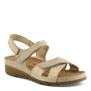 yz tNTX fB[X T_ V[Y Flexus by Spring Step Orwell Women's Ankle Strap Sandals Soft Gold