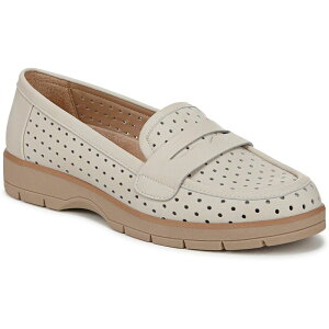hN^[EV[ fB[X V[Y Xb|E[t@[ Dr. Scholl's Nice Day Breezy Women's Loafers Off White Faux Leather ItzCg