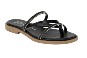 �C�^���A���V���[���[�J�[ ���f�B�[�X �V���[�Y �T���_�� Italian Shoemakers Liesel Women's Thong Sandals Black �u���b�N