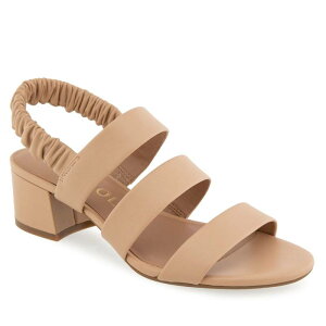 yz GA\[Y fB[X T_ V[Y Aerosoles Clarissa Women's Block-Heeled Slingback Sandals Beige Bisque Leather