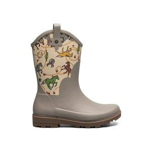 yz {OX fB[X u[cECu[c V[Y Bogs Lil Jolene Girls' Rain Boots Brown