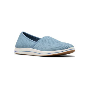 yz N[NX fB[X T_ V[Y Clarks Cloudsteppers Breeze Stretch Women's Slip-On Shoes Light Blue