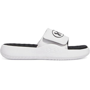 yz A_[A[}[ fB[X T_ V[Y Under Armour Ignite Pro 8 Kids' Slide Sandals White Black Black
