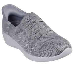 �X�P�b�`���[�Y ���f�B�[�X �V���[�Y �T���_�� Skechers Hands Free Slip-ins Arya Swiftly Women'shoes Gray �O���[