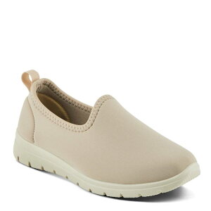 yz tNTX fB[X T_ V[Y Flexus by Spring Step Women's Anisia-Croco Slip-on Shoes Beige