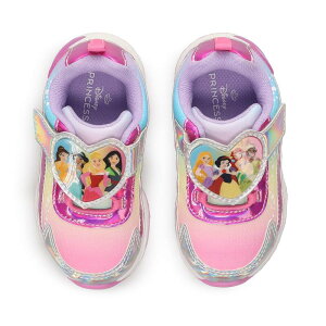 yz CZX LN^[ fB[X Xj[J[ V[Y Disney's Princesses Light-Up Toddler Girls' Athletic Shoes Pink