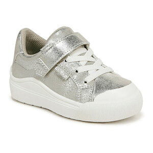 hN^[EV[ fB[X V[Y Xj[J[ [X U[ tFCNU[ Dr. Scholl's Time Off Toddler Lace-Up Faux Leather Shoesilver Vo[