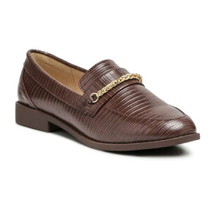 �����h�����O ���f�B�[�X �V���[�Y �X���b�|���E���[�t�@�[ London Rag Vouse Women's Loafers Chocolate �`���R���[�g