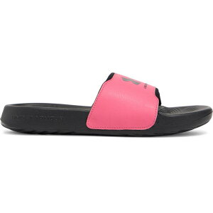 yz A_[A[}[ fB[X T_ V[Y Under Armour Ignite Select Kids' Slide Sandals Black Pink Black