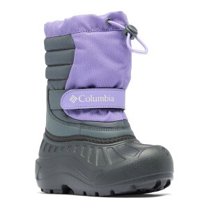 �R�����r�A ���f�B�[�X �V���[�Y �u�[�c�E���C���u�[�c Columbia Youth Powderbug Snowlite Kids' Boots Paisley Purple Gray �O���[