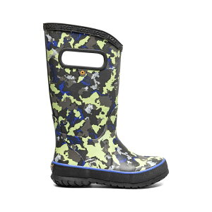 yz {OX fB[X u[cECu[c V[Y Bogs Kids' Waterproof Rainboots Camo