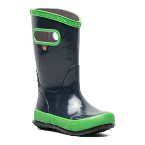 yz {OX fB[X u[cECu[c V[Y Bogs Kids' Waterproof Rainboots Navy
