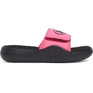 yz A_[A[}[ fB[X T_ V[Y Under Armour Ignite Pro 8 Kids' Slide Sandals Super Pink Black