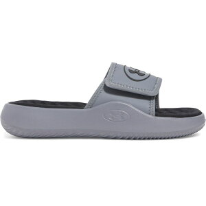yz A_[A[}[ fB[X T_ V[Y Under Armour Ignite Pro 8 Kids' Slide Sandals Titan Gray