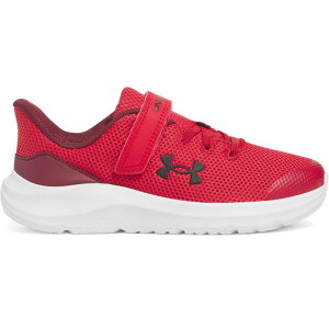 A_[A[}[ fB[X V[Y Xj[J[ Under Armour Pre-School Pursuit 4 AC Kids' Running Shoes Red Cardinal Black ubN