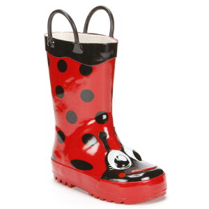 EGX^`[t fB[X V[Y u[cECu[c Western Chief Ladybug Rain Boots - Toddler Girls Red bh