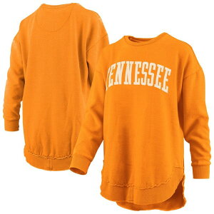 vX{bNX fB[X gbvX TVc Be[W XEFbg t[X Women's Pressbox Tennessee Orange Tennessee Volunteers Melange Poncho Vintage Fleece Long Sleeve Pullover Sweatshirten Orange IW
