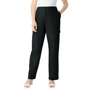 ���A�}���Y ���f�B�[�X �{�g���X �J�W���A���p���c �J�[�S�p���c �v���X�T�C�Y Roaman's Women's Plusize Convertible Cargo Pants Black �u���b�N
