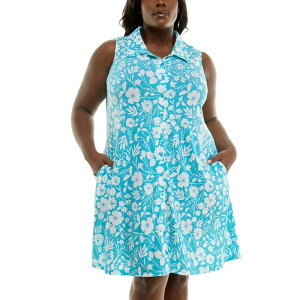 �j�i���I�i���h ���f�B�[�X �g�b�v�X �����s�[�X �v���X�T�C�Y Plusize Nina Leonard Button Front Pocket Dress Rift White �z���C�g