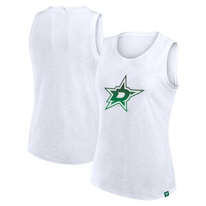 �t�@�i�e�B�N�X ���f�B�[�X �g�b�v�X T�V���c Women'sFanatics White Dallastarslub Tank Top Str White �z���C�g