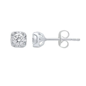 �A���u�����f�b�h ���f�B�[�X �A�N�Z�T���[ �s�A�X�E�C�������O Unbranded 10k White Gold 1/4 Carat.W. Diamond Solitaire Stud Earrings 10k White Gold �z���C�g